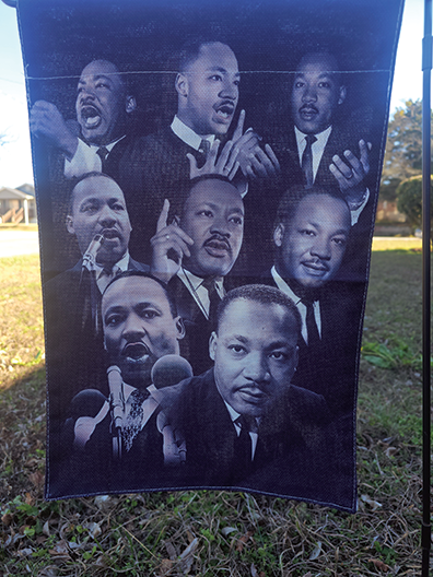 Commemorative MLK Jr. flag