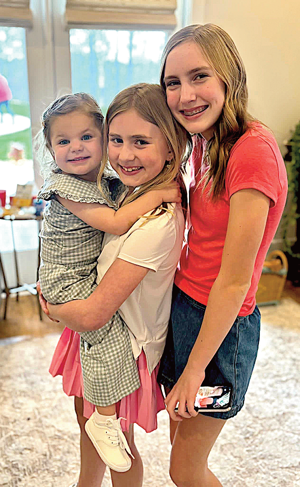 Tatum Weeks, Caroline Childers and Clair Weeks