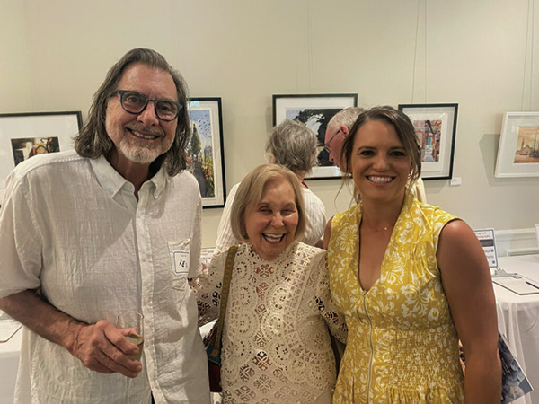 Ken Jackson, Kay Aldridge and Mallory Evans