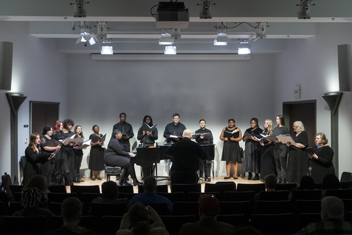 The Shelton State Community College Singers in concert