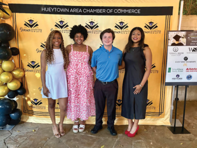 Katelyn Thomas, Leonna Ware, Nickloas Ross and Madison Woolen (above)