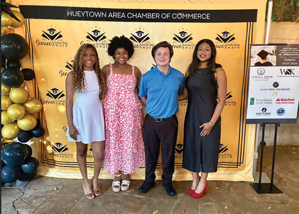 Katelyn Thomas, Leonna Ware, Nickloas Ross and Madison Woolen (above)
