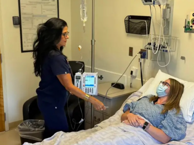 New equipment funded through the Rural Hospital Investment Program, including a CT scanner and ultrasound equipment, in use at Hale County Hospital.