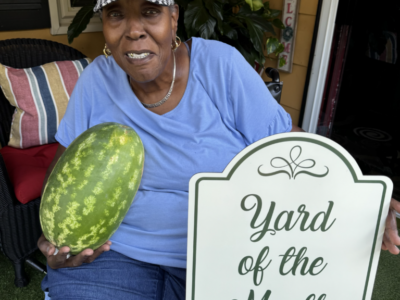 The Greensboro Garden Club has named Hattie King the winner of the club’s ‘Yard of the Month’ award for August.