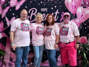 Don Huey, Kim Huey, Kay Barry and Darryl Barry